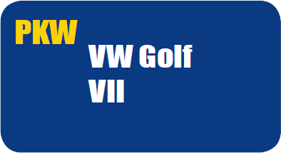 Fahrzeugmodell VW Golf 7
